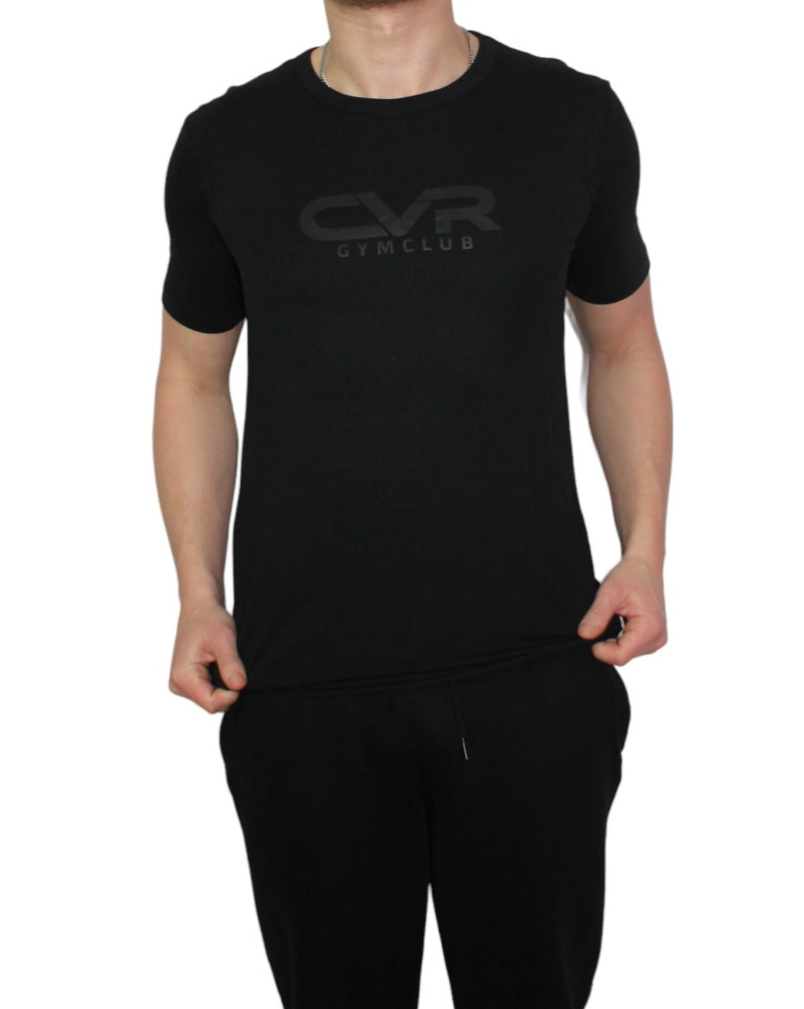 CVRGYMCLUB MUSCLE FIT - BLACK ON BLACK