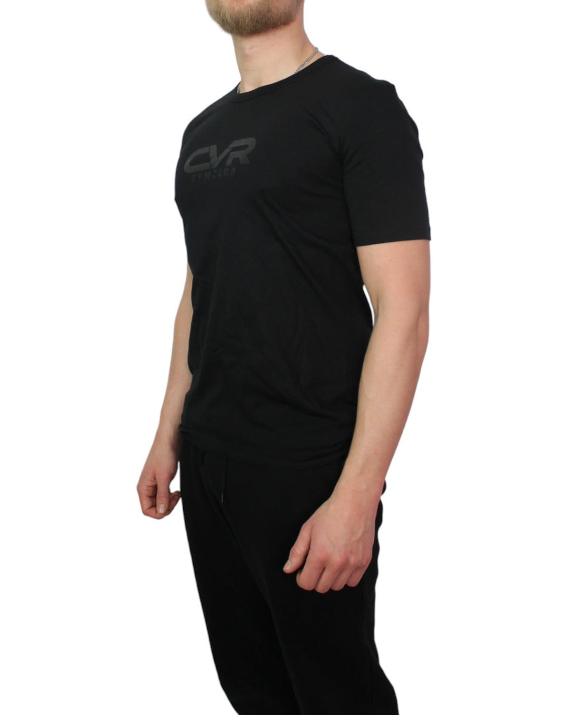 CVRGYMCLUB MUSCLE FIT - BLACK ON BLACK