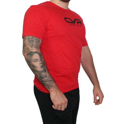 CVRGYMCLUB MUSCLE FIT - CRIMSON RED